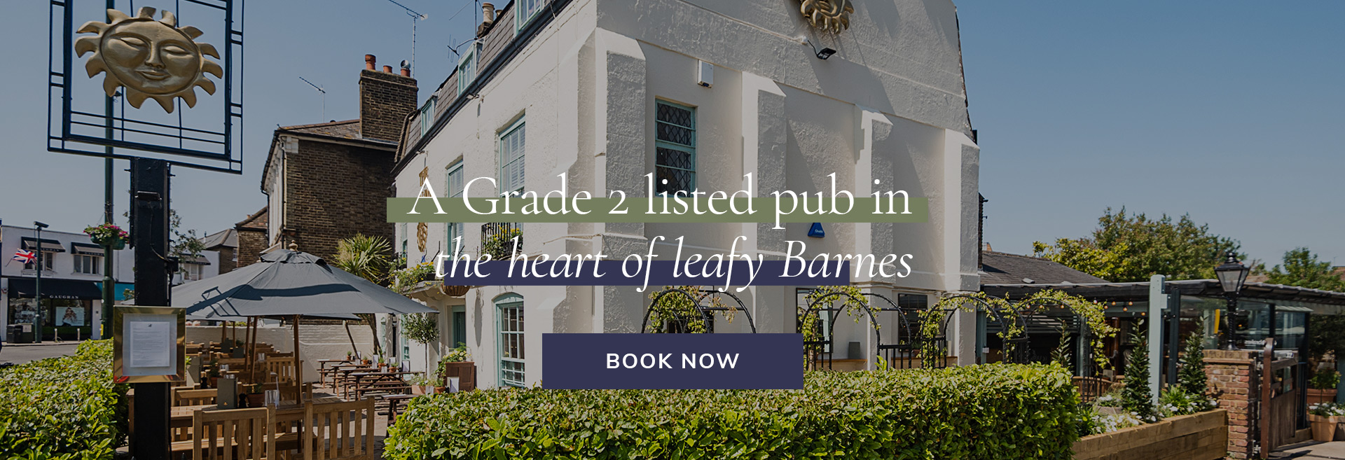 Enjoy a meal at your local pub at The Sun Inn in London